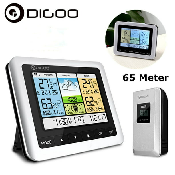 Details about   Wireless Weather Station Indoor Outdoor Thermometer Hygrometer with Sensor LCD